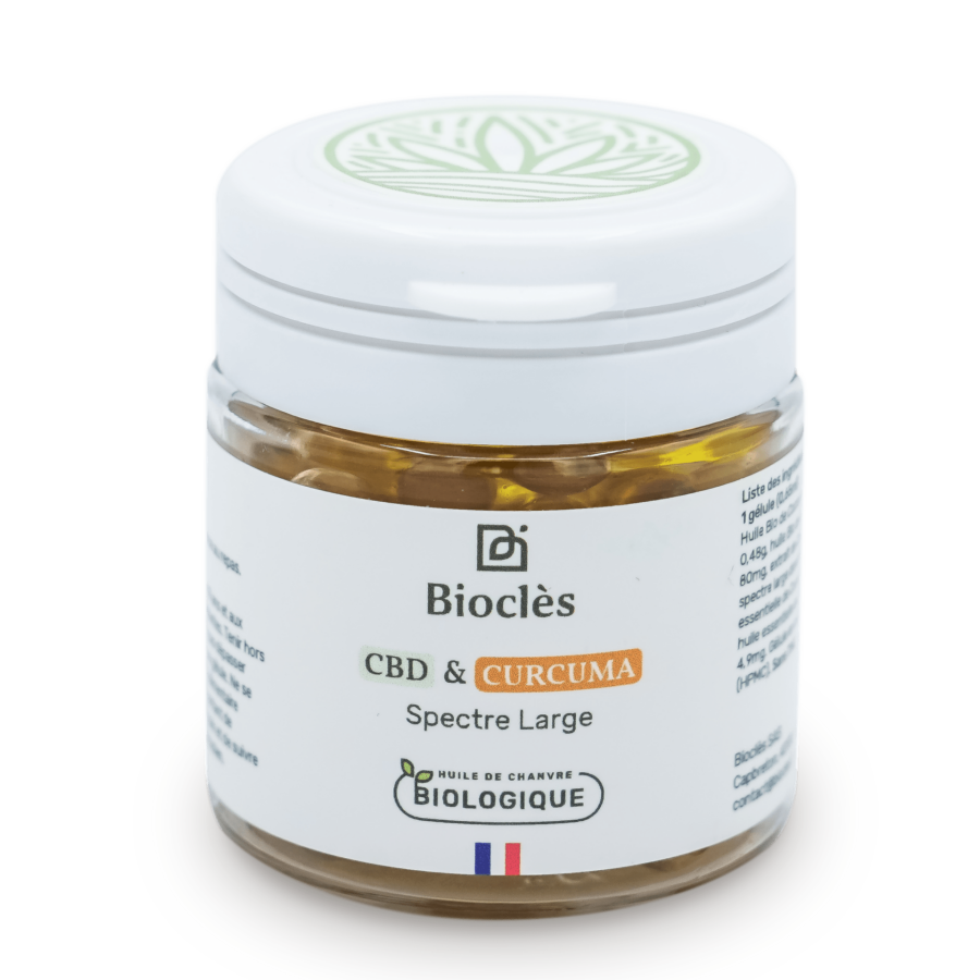 Gélules CBD & Curcuma