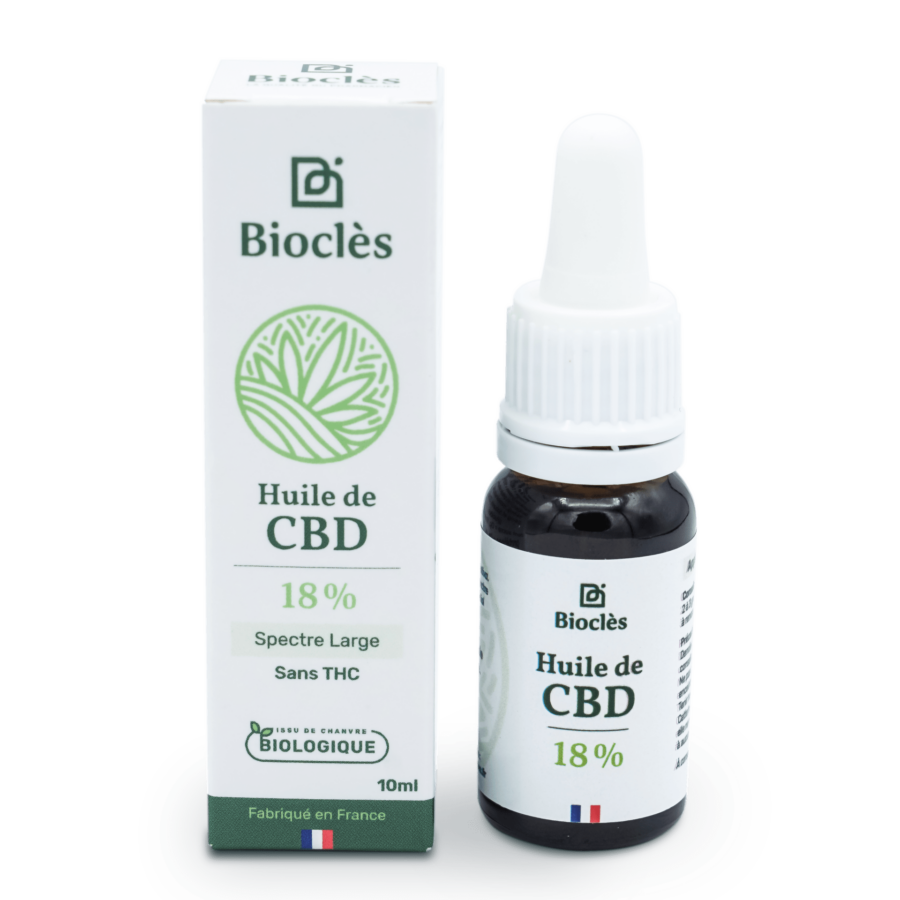 Huile buccale CBD 18%
