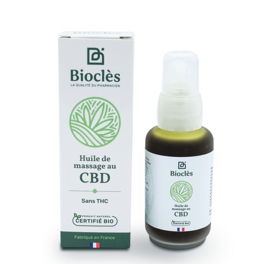 Huile de massage au CBD & Gaulthérie